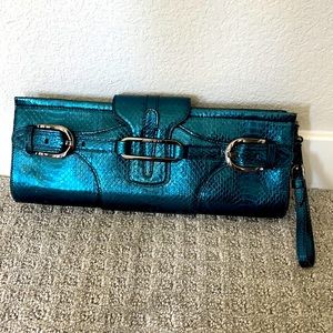 Jimmy Choo Metallic Clutch